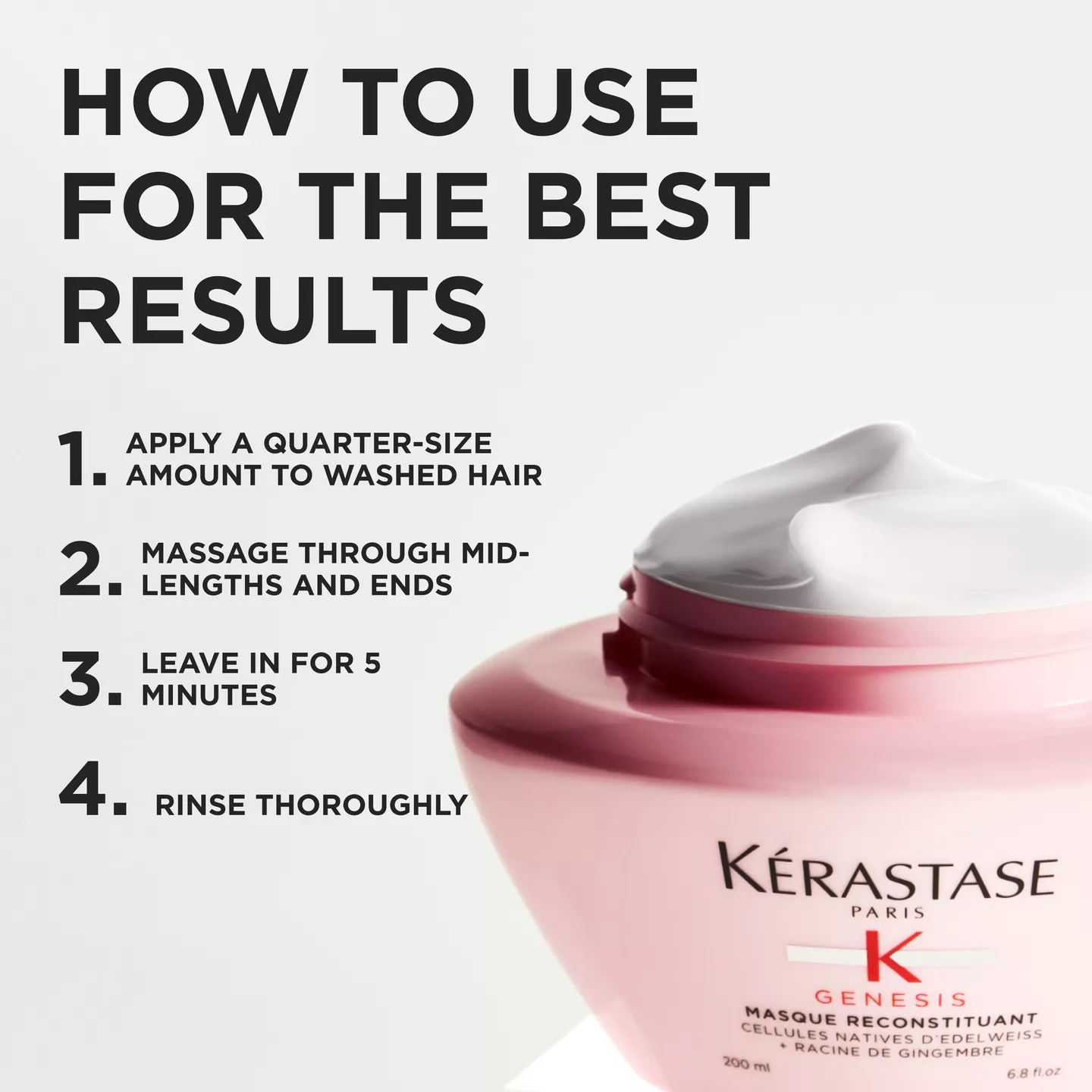 Genesis Masque Reconstituant Hair Mask - Image 5