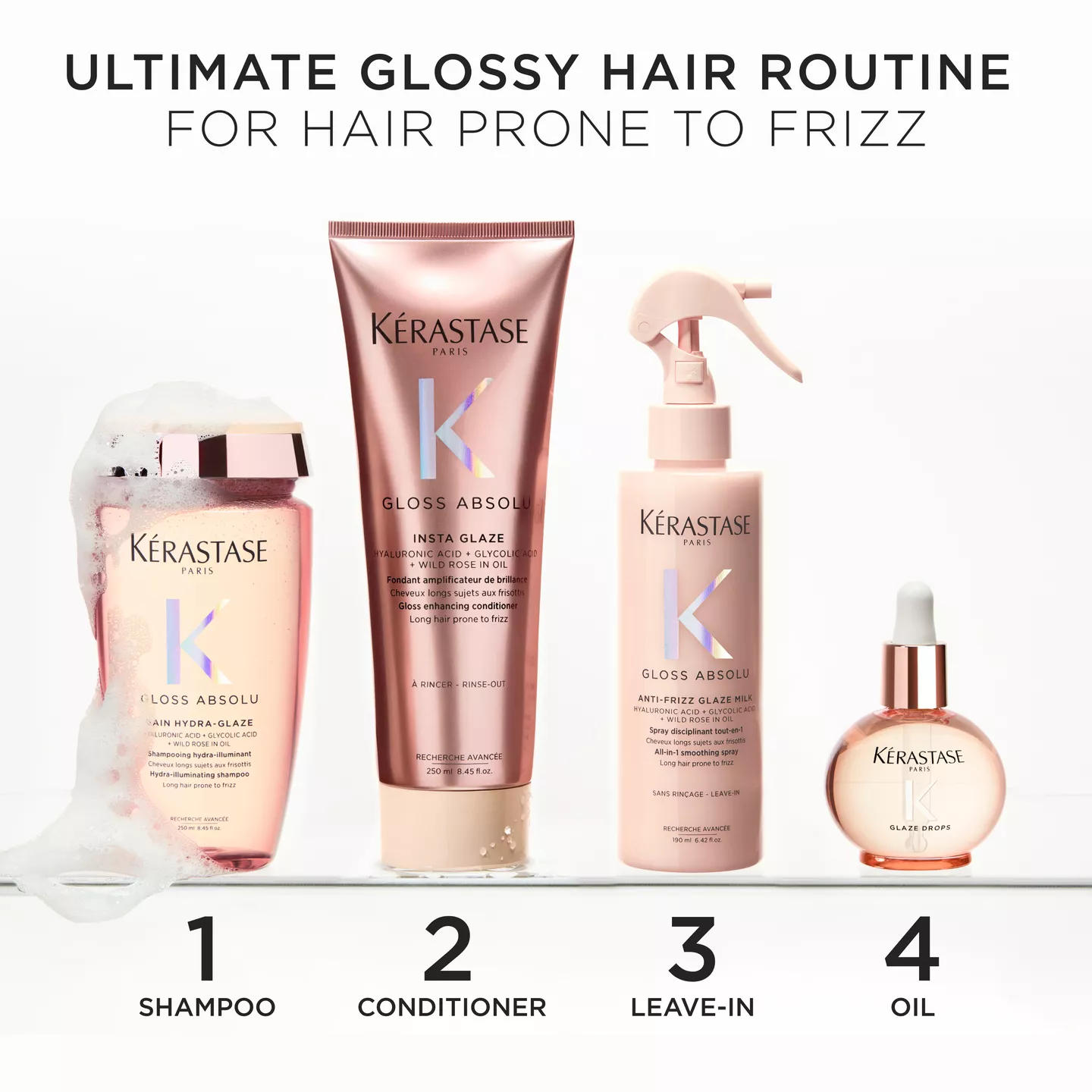 Gloss Absolu Glaze Milk Anti-Frizz Heat Protecting Spray - Image 10